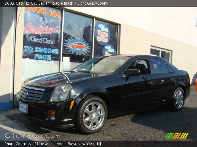 2003 Cadillac CTS Sedan in Sable Black