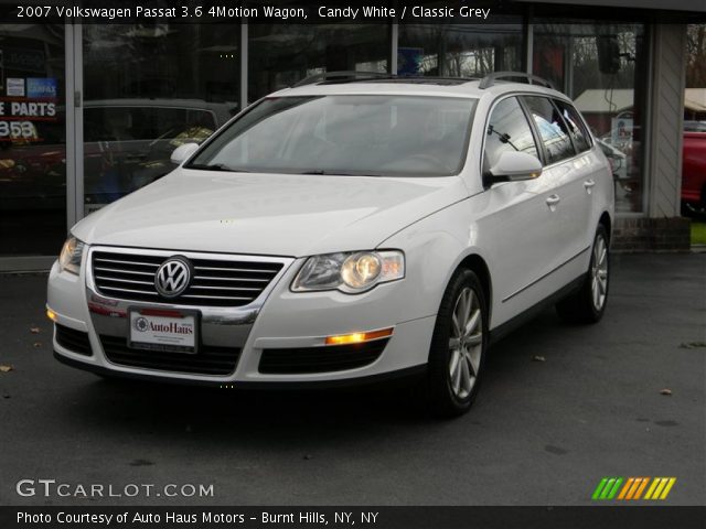 2007 Volkswagen Passat 3.6 4Motion Wagon in Candy White