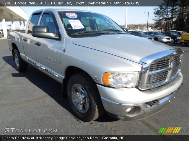 2005 Dodge Ram 2500 SLT Quad Cab in Bright Silver Metallic
