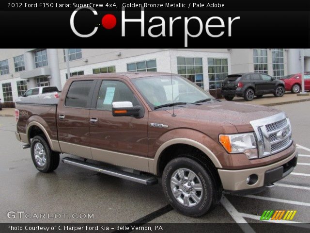 2012 Ford F150 Lariat SuperCrew 4x4 in Golden Bronze Metallic