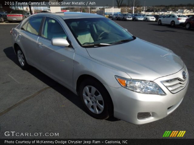 2011 Toyota Camry LE in Classic Silver Metallic