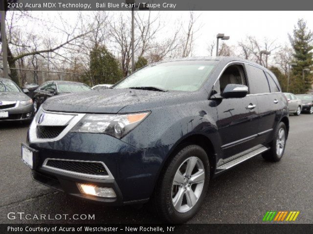 2010 Acura MDX Technology in Bali Blue Pearl
