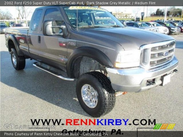 2002 Ford F250 Super Duty XLT SuperCab 4x4 in Dark Shadow Grey Metallic
