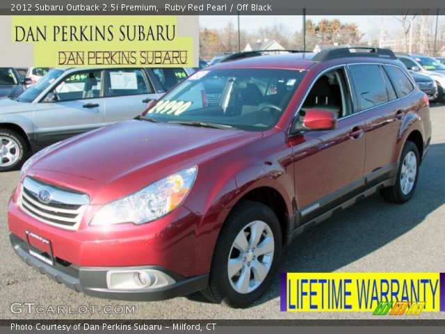 2012 Subaru Outback 2.5i Premium in Ruby Red Pearl