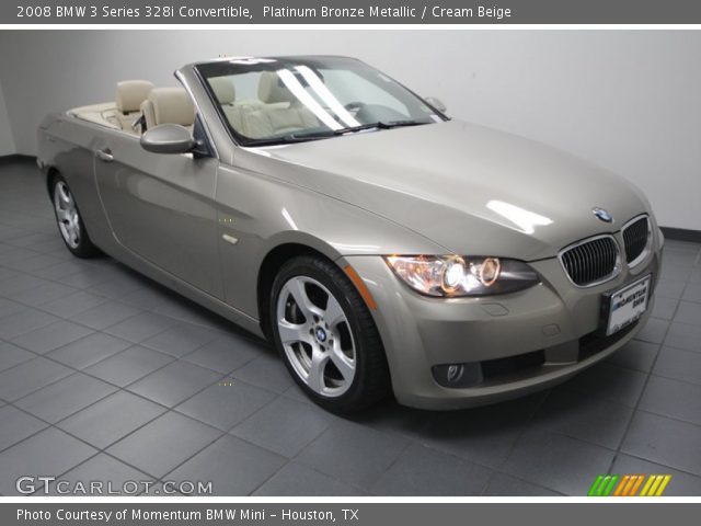 2008 BMW 3 Series 328i Convertible in Platinum Bronze Metallic