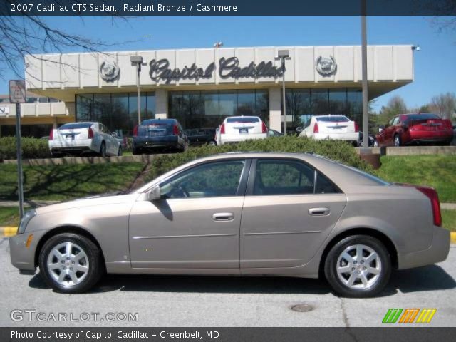 2007 Cadillac CTS Sedan in Radiant Bronze