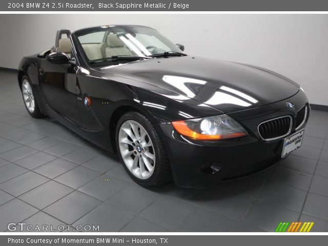2004 BMW Z4 2.5i Roadster in Black Sapphire Metallic