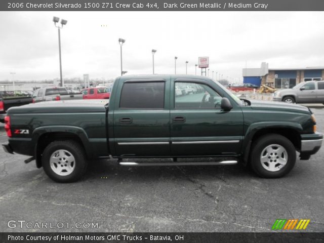 2006 Chevrolet Silverado 1500 Z71 Crew Cab 4x4 in Dark Green Metallic