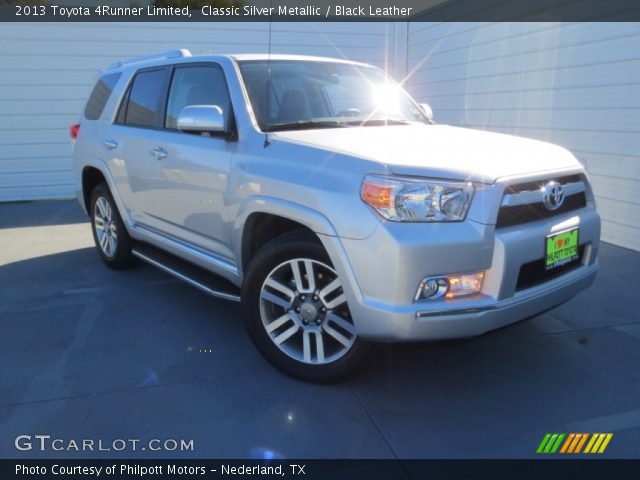 2013 Toyota 4Runner Limited in Classic Silver Metallic