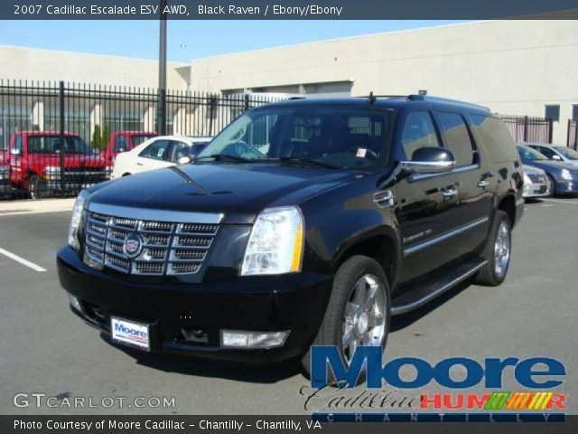 2007 Cadillac Escalade ESV AWD in Black Raven