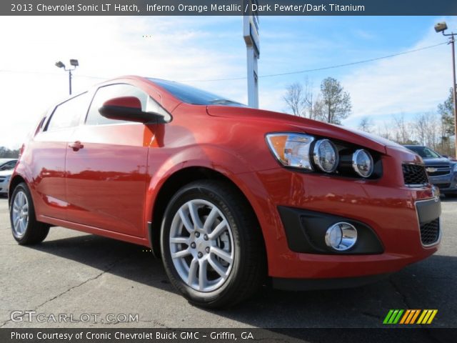 2013 Chevrolet Sonic LT Hatch in Inferno Orange Metallic