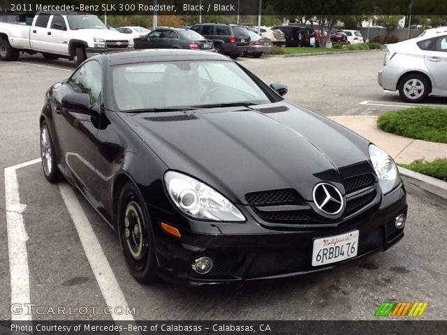 2011 Mercedes-Benz SLK 300 Roadster in Black