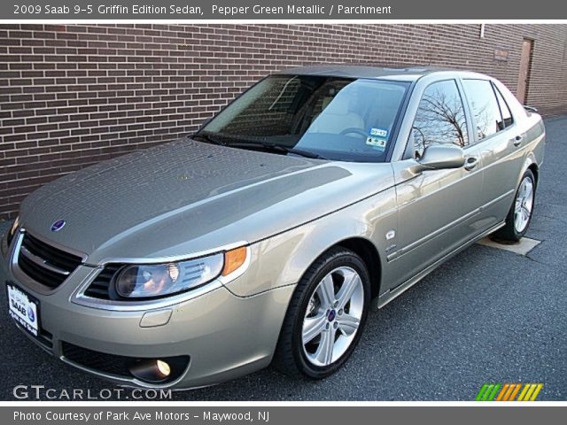 2009 Saab 9-5 Griffin Edition Sedan in Pepper Green Metallic