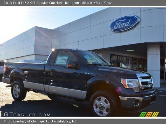 2013 Ford F150 XLT Regular Cab 4x4 in Blue Jeans Metallic