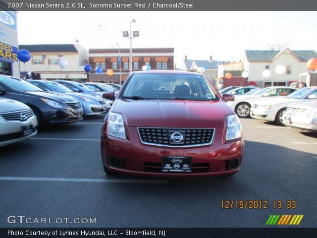 2007 Nissan Sentra 2.0 SL in Sonoma Sunset Red