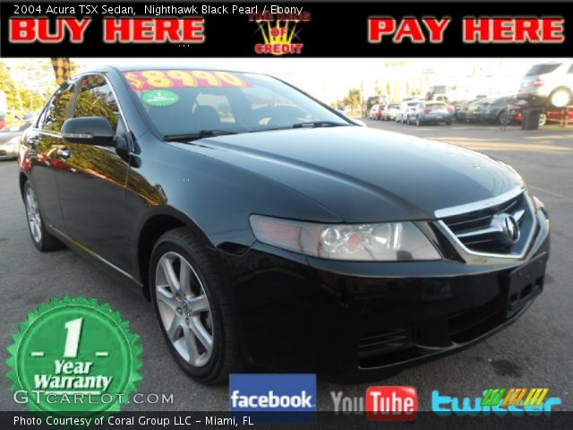 2004 Acura TSX Sedan in Nighthawk Black Pearl