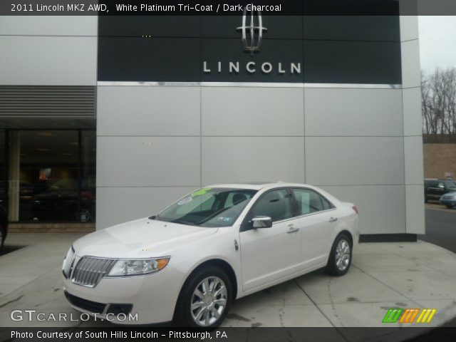 2011 Lincoln MKZ AWD in White Platinum Tri-Coat