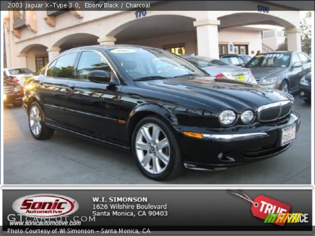 2003 Jaguar X-Type 3.0 in Ebony Black