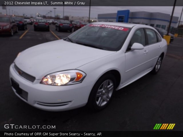 2012 Chevrolet Impala LT in Summit White