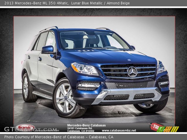 2013 Mercedes-Benz ML 350 4Matic in Lunar Blue Metallic