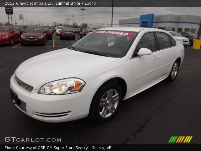2012 Chevrolet Impala LT in Summit White