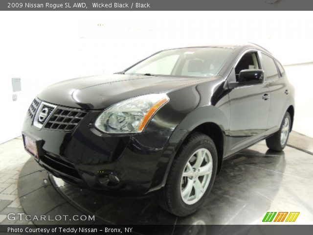2009 Nissan Rogue SL AWD in Wicked Black