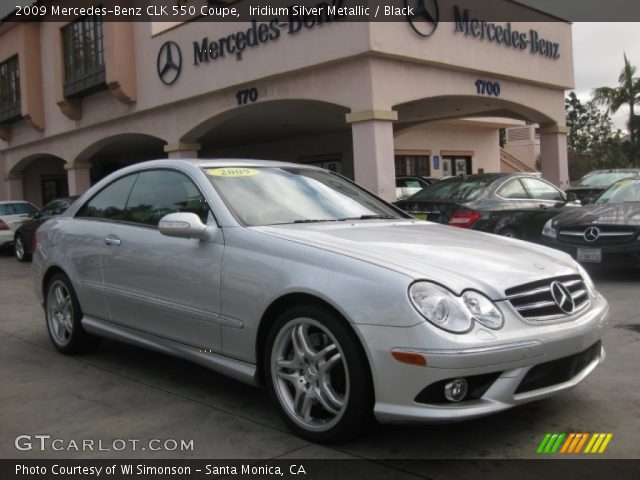 2009 Mercedes-Benz CLK 550 Coupe in Iridium Silver Metallic