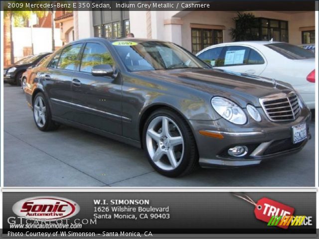 2009 Mercedes-Benz E 350 Sedan in Indium Grey Metallic