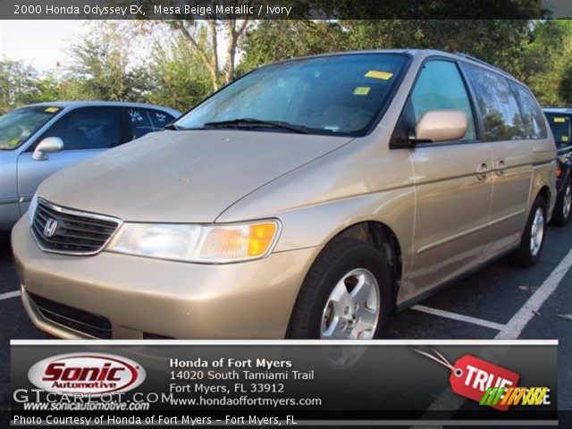 2000 Honda Odyssey EX in Mesa Beige Metallic