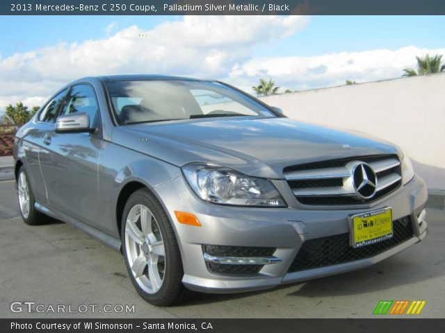 2013 Mercedes-Benz C 250 Coupe in Palladium Silver Metallic