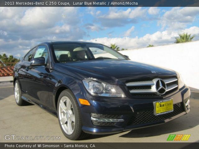 2013 Mercedes-Benz C 250 Coupe in Lunar Blue Metallic