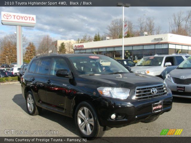 2010 Toyota Highlander Sport 4WD in Black