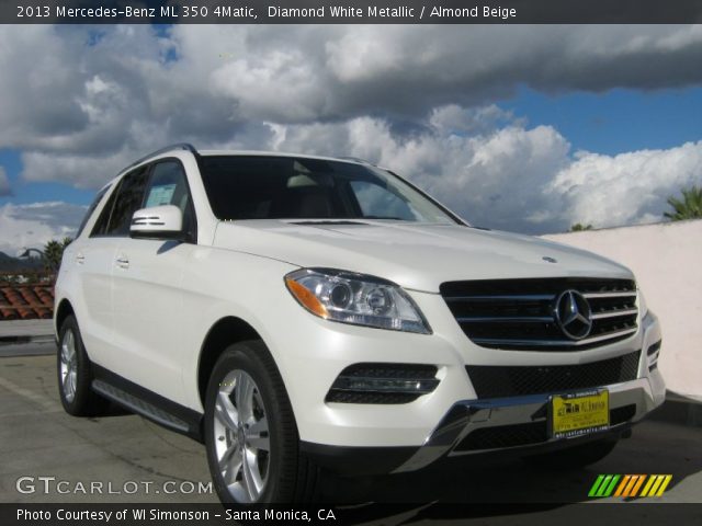 2013 Mercedes-Benz ML 350 4Matic in Diamond White Metallic