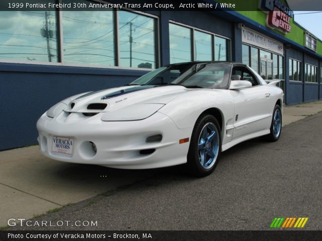 1999 Pontiac Firebird 30th Anniversary Trans Am Coupe in Arctic White