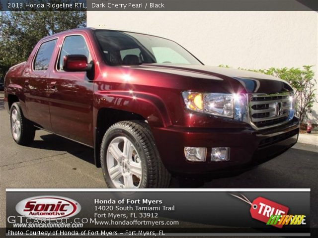 2013 Honda Ridgeline RTL in Dark Cherry Pearl