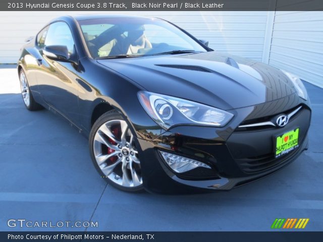 2013 Hyundai Genesis Coupe 3.8 Track in Black Noir Pearl