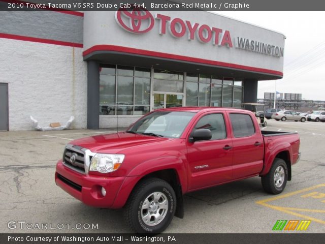 2010 Toyota Tacoma V6 SR5 Double Cab 4x4 in Barcelona Red Metallic