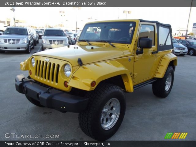 2011 Jeep Wrangler Sport 4x4 in Detonator Yellow