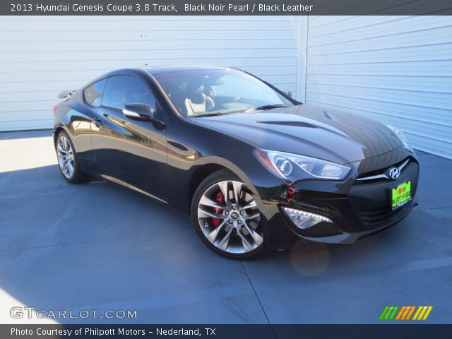 2013 Hyundai Genesis Coupe 3.8 Track in Black Noir Pearl