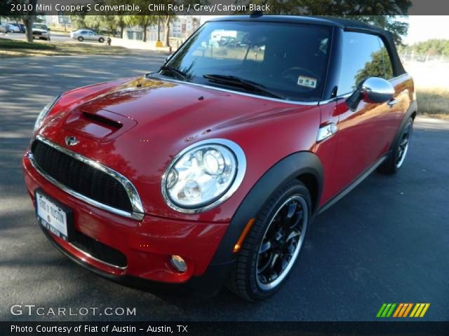 2010 Mini Cooper S Convertible in Chili Red