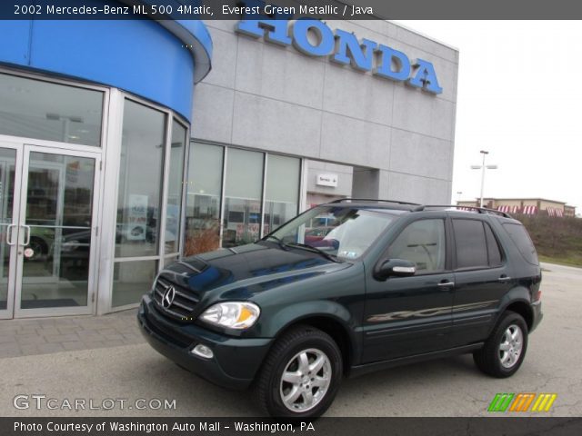 2002 Mercedes-Benz ML 500 4Matic in Everest Green Metallic