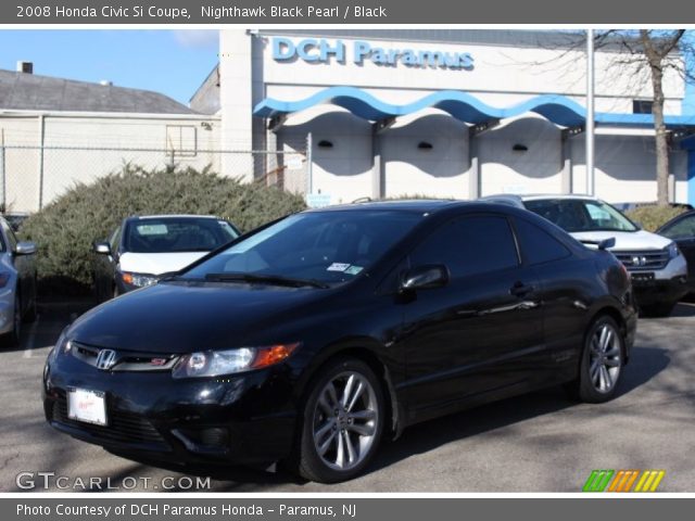 2008 Honda Civic Si Coupe in Nighthawk Black Pearl