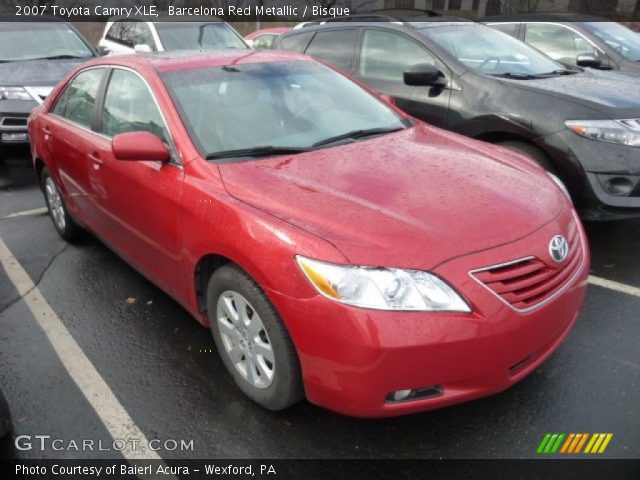2007 Toyota Camry XLE in Barcelona Red Metallic