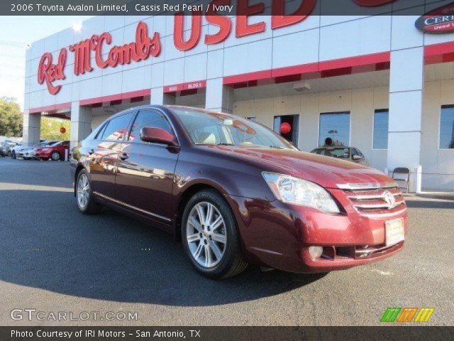 2006 Toyota Avalon Limited in Cassis Red Pearl