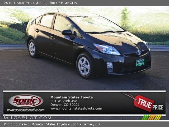 2010 Toyota Prius Hybrid II in Black