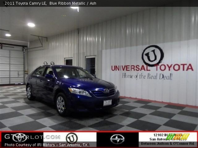 2011 Toyota Camry LE in Blue Ribbon Metallic