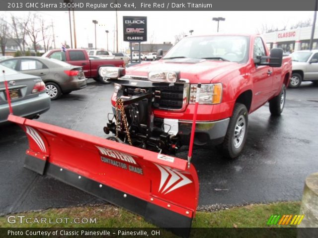 2013 GMC Sierra 3500HD Regular Cab 4x4 in Fire Red