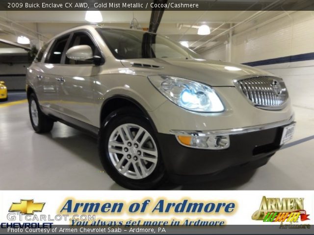 2009 Buick Enclave CX AWD in Gold Mist Metallic