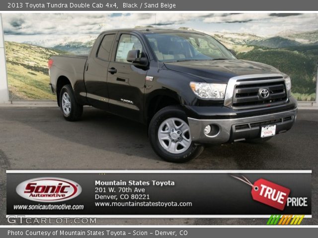 2013 Toyota Tundra Double Cab 4x4 in Black