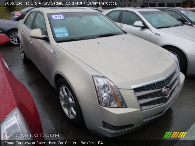 2009 Cadillac CTS 4 AWD Sedan in Gold Mist